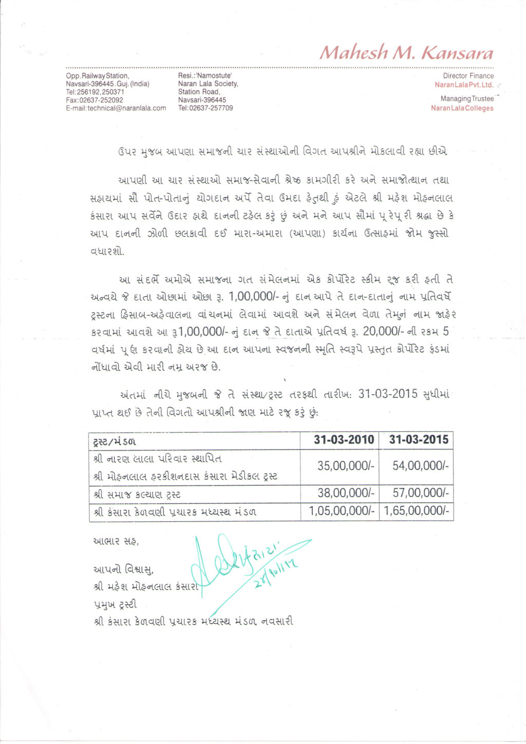 Appeal For Doantion(Gujrati2)